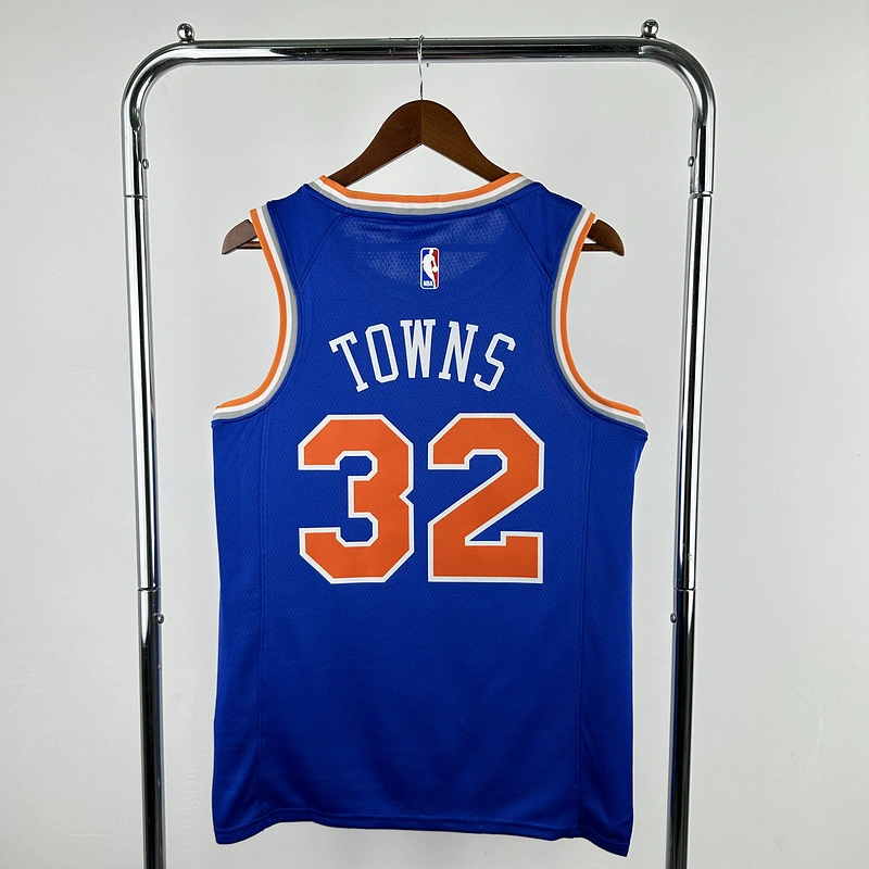 2025 NBA New York Knicks 32 TOWNS Basketball Jersey