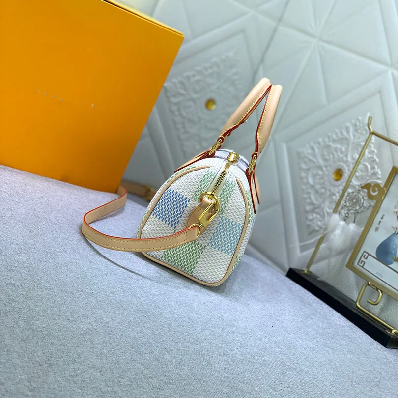 Louis Vuitton Speedy Bandoulière Damier Canvas Pistachio 20Cm N40515