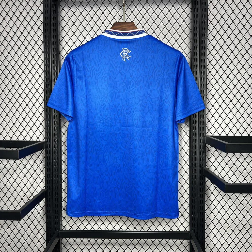 Retro 1990-92 Glasgow Rangers Home football jersey Retro