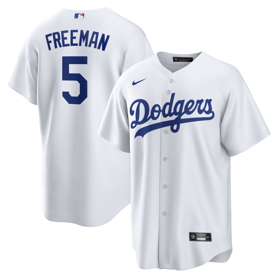 Freddie Freeman Los Angeles Dodgers Player Jersey White