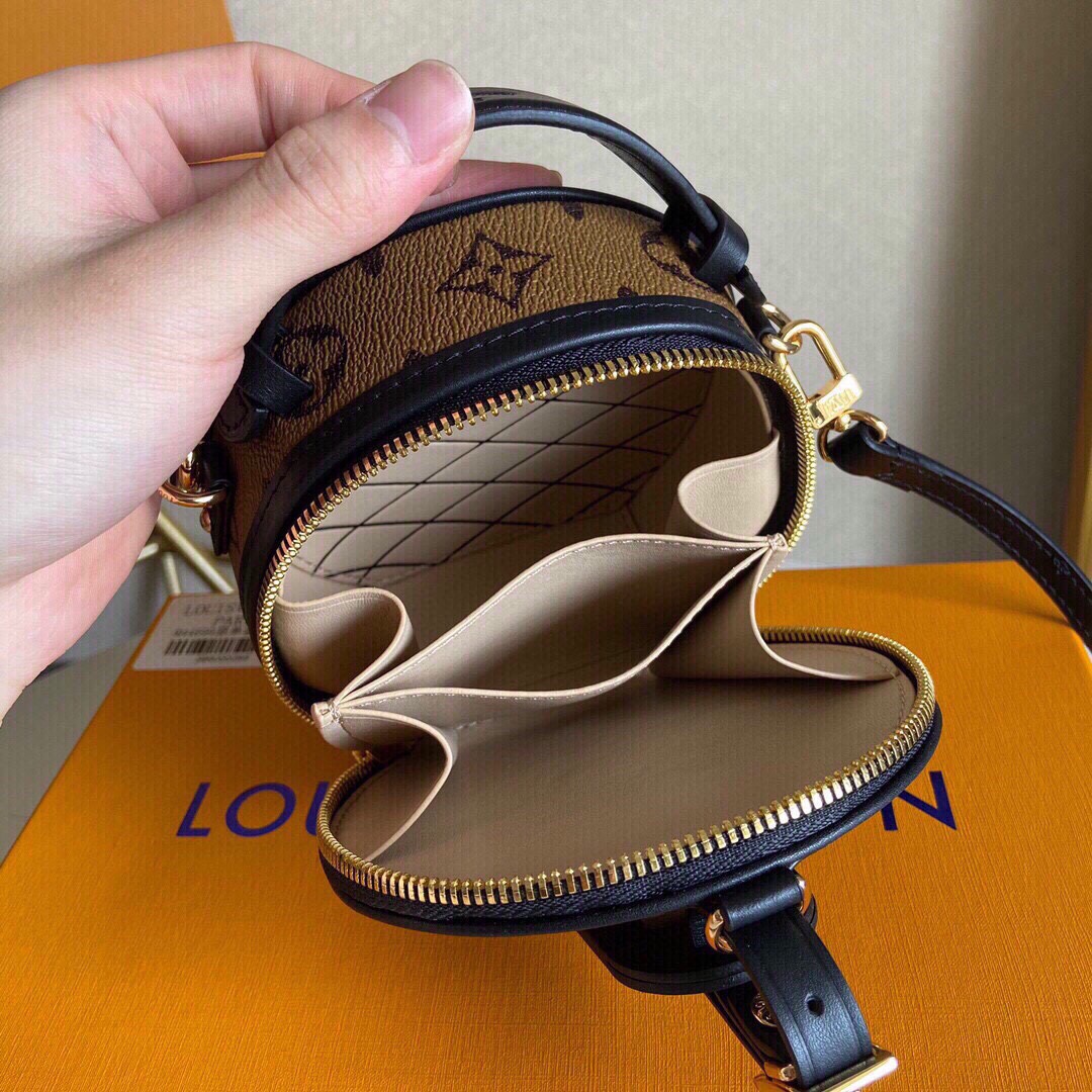 Louis Vuitton Mini Boite Chapeau Monogram Reverse – Women – Small Leather Goods 13cm