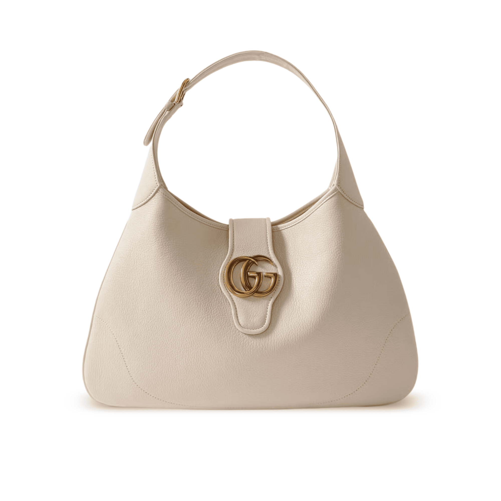 Gucci Cosmogonie Crescent Shoulder Bag Black Leather 39cm