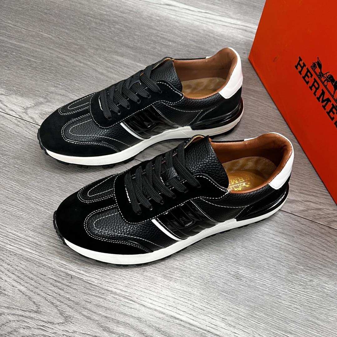 Hermes Trail Sneaker Black