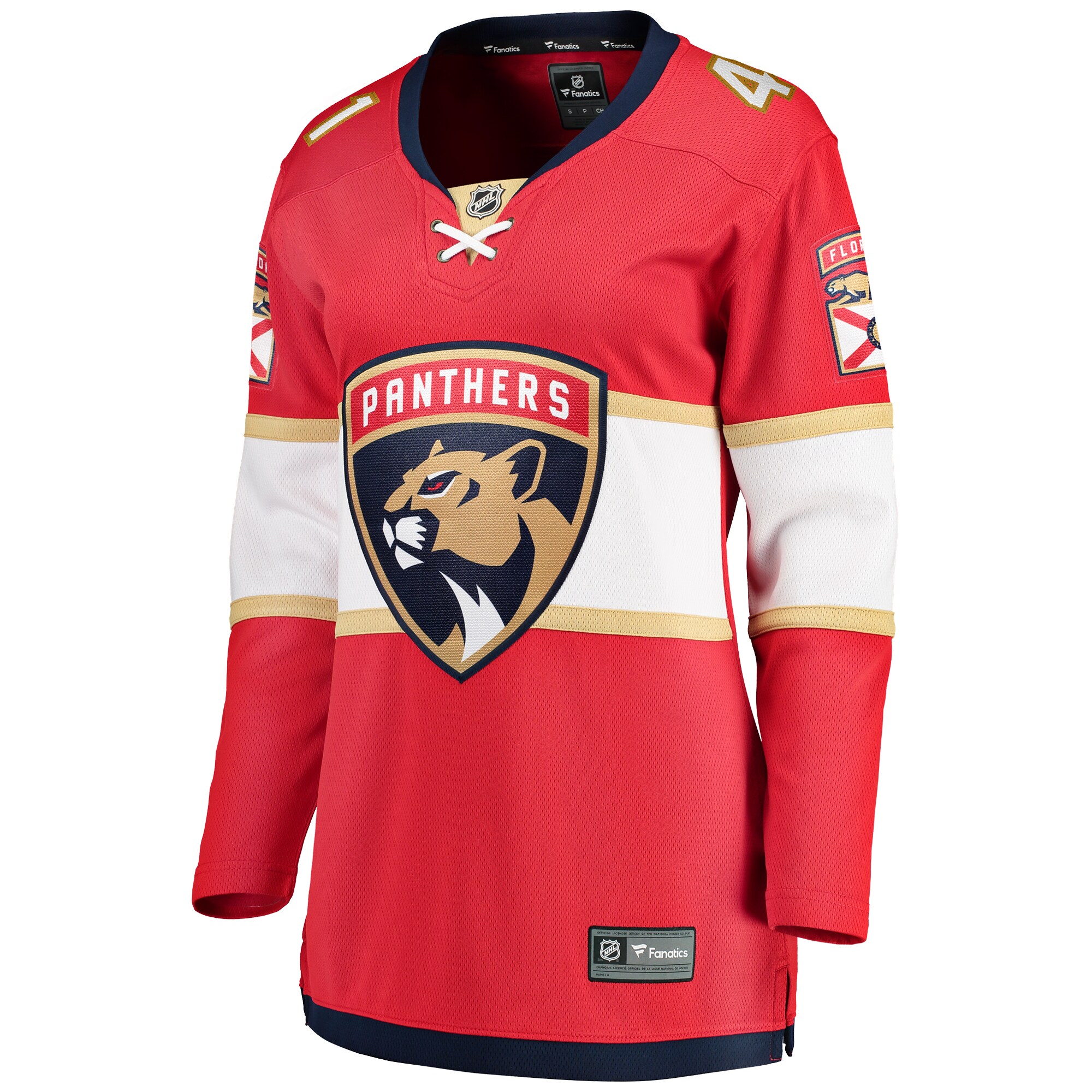 Anthony Stolarz Florida Panthers Fanatics Women’s Home Breakaway Player Jersey – Red