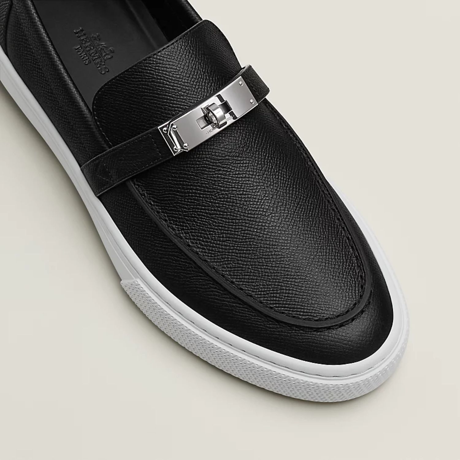 HERMES GAME SLIP-ON SNEAKER BLACK