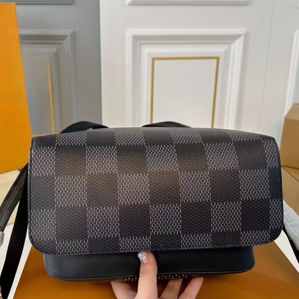 Louis Vuitton Excellent Campus Backpack Black And Gray 29Cm