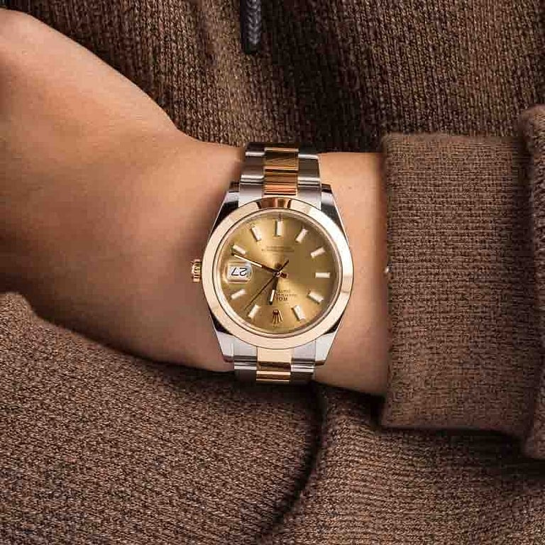[Superclone] Rolex Datejust 41mm Champagne-Colour Dial Smooth Oyster 126303