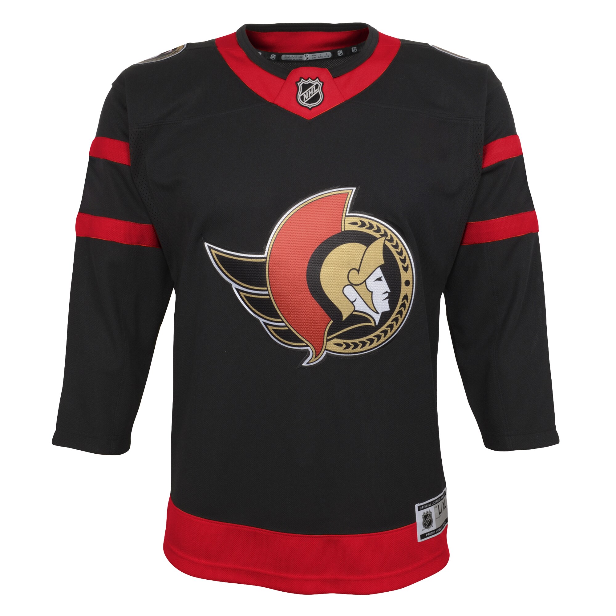 Ottawa Senators Youth Home Premier Jersey – Black