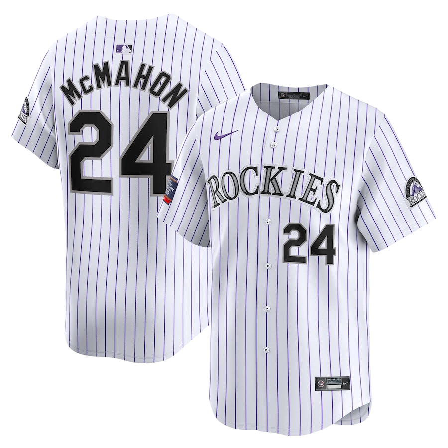 Ryan McMahon Colorado Rockies 2024 MLB World Tour Mexico City Series Home Limited Player Jersey White