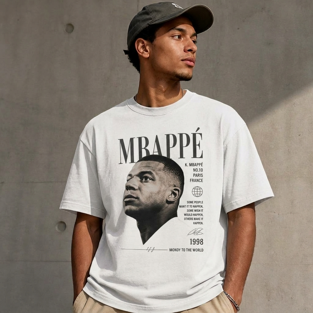 Kylian Mbappé Unisex T-Shirt – Limited-Time Offer – Hot Seller