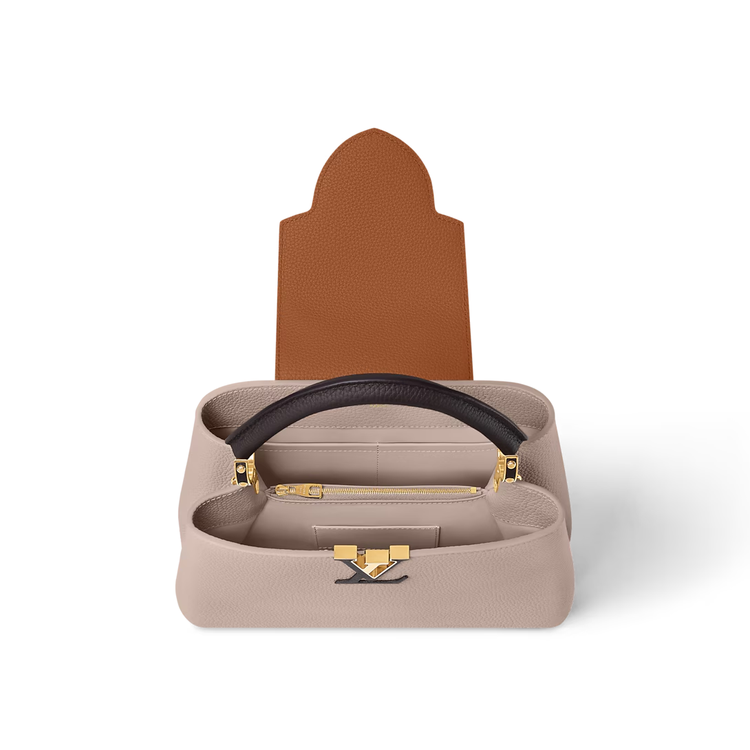 Louis Vuitton Capucines MM M12956 Gray 31.5cm/ 12.2in