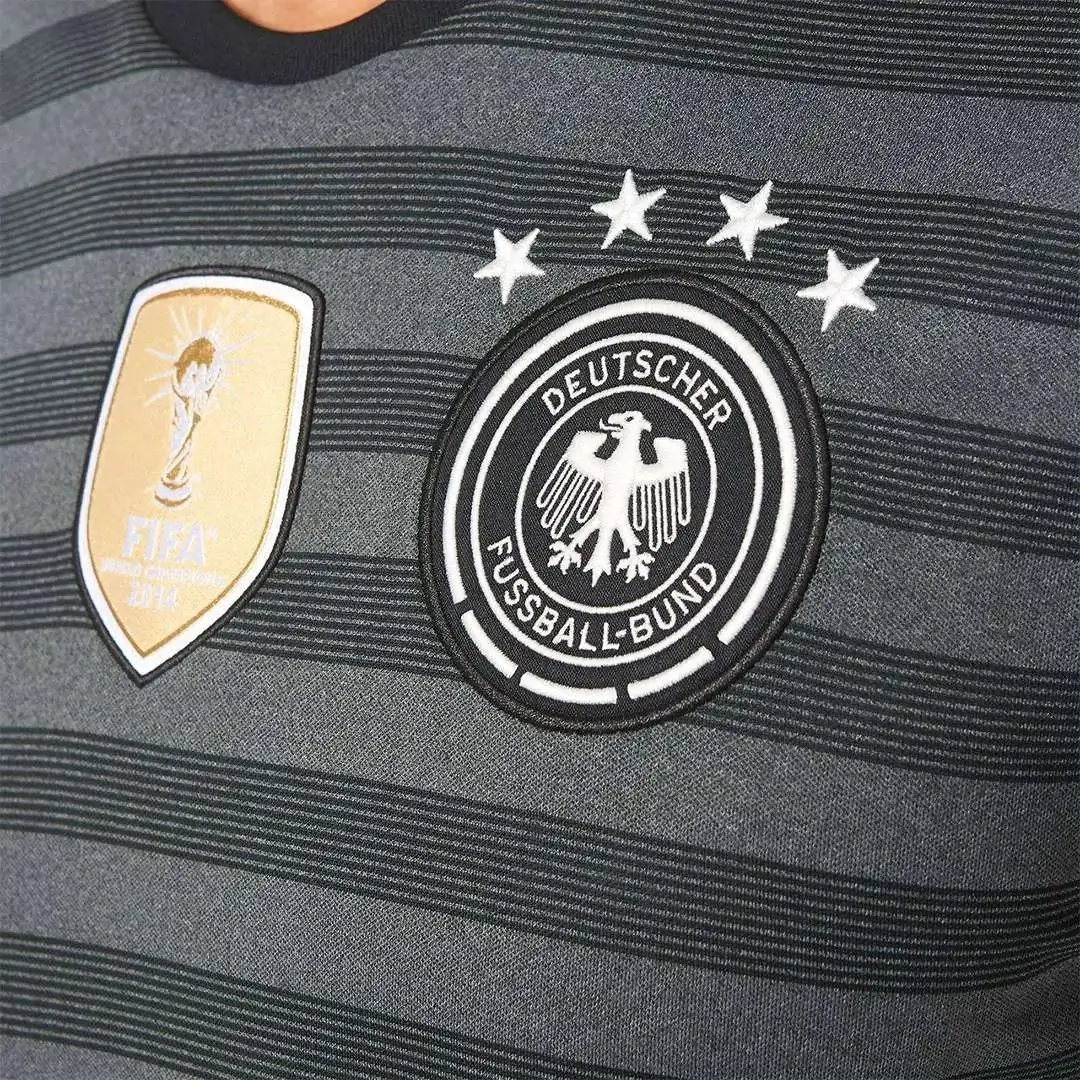 Kroos #18 Retro Germany Away Soccer Jersey 2016