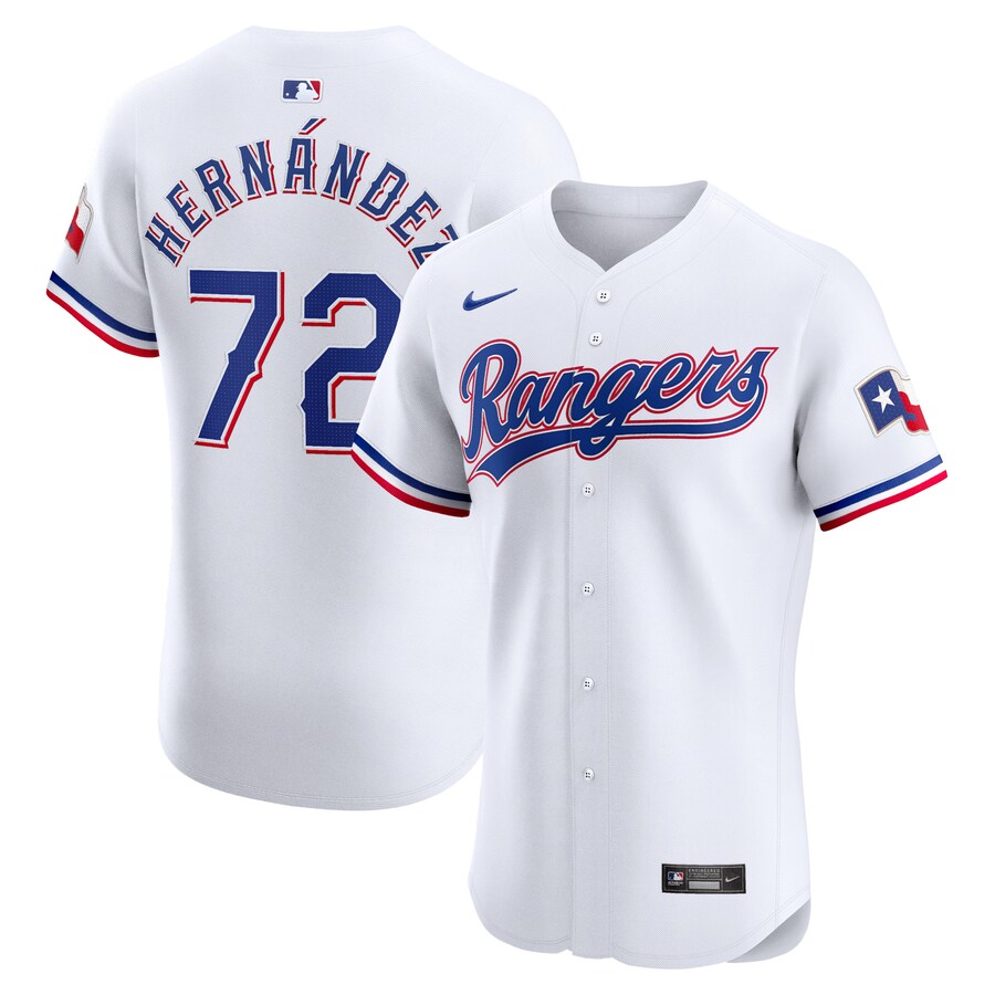 Jonathan Hernandez Texas Rangers Home Elite Player Jersey White