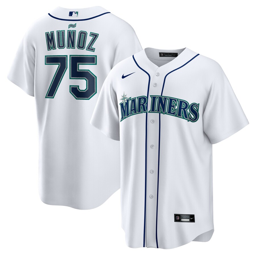 Andres Muñoz Seattle Mariners Home Player Jersey White