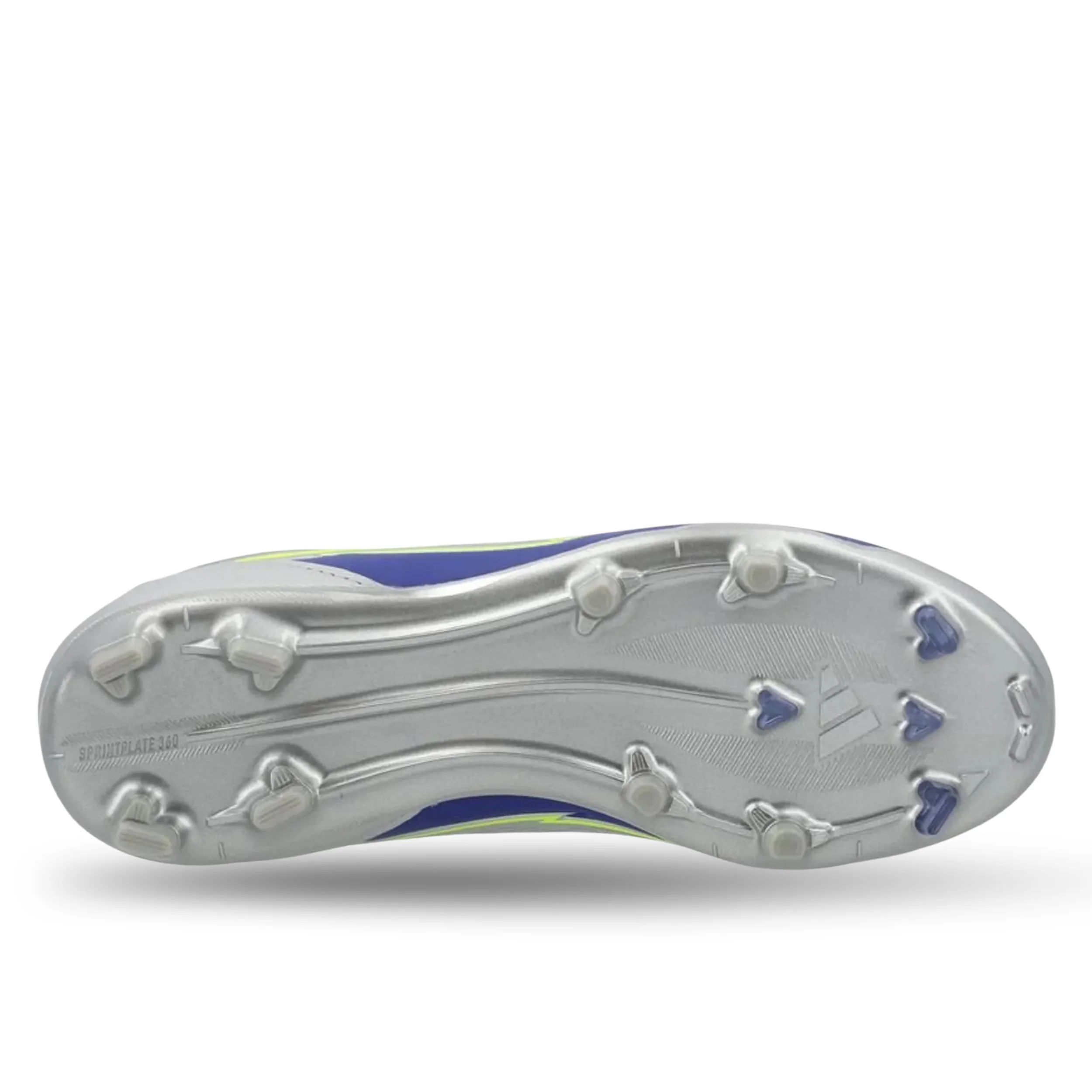 adidas Jr. F50 Messi Elite FG Soccer Cleats (Silver Metallic/Lucid Blue)