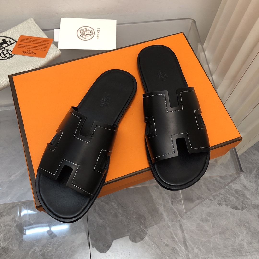 Hermes Izmir Sandal Black