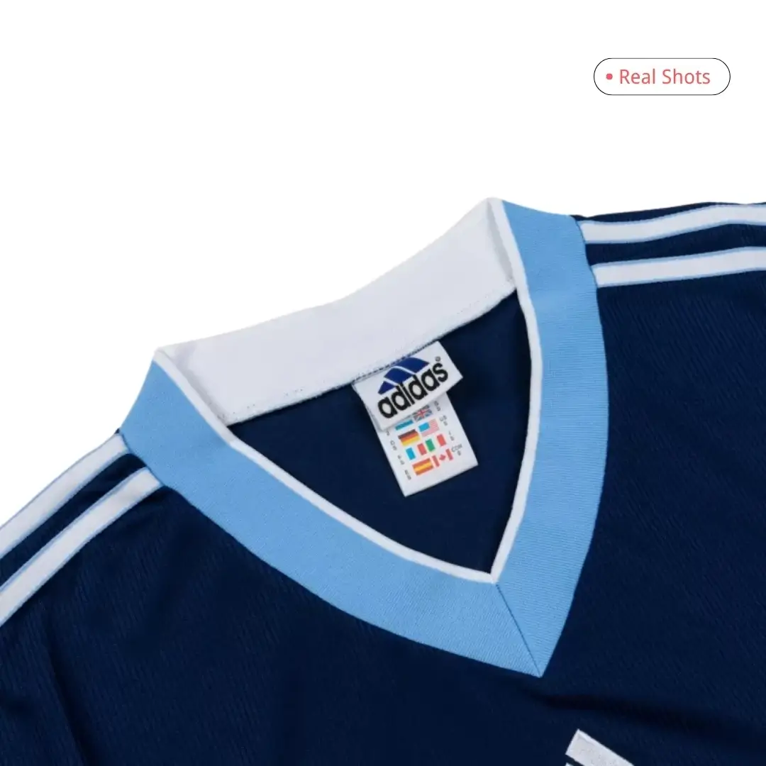 BATISTUTA #9 Argentina 1998 Away Retro Football Jersey