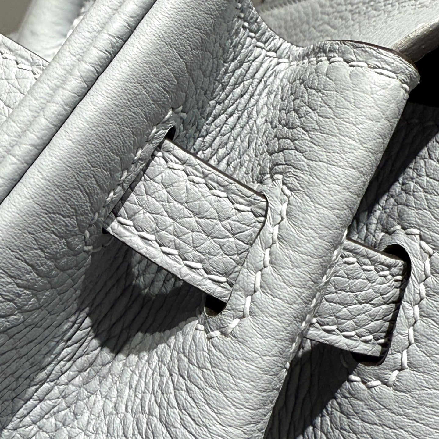 Hermes Birkin 25Cm Baby Blue Togo Leather Silver Hardware 237514