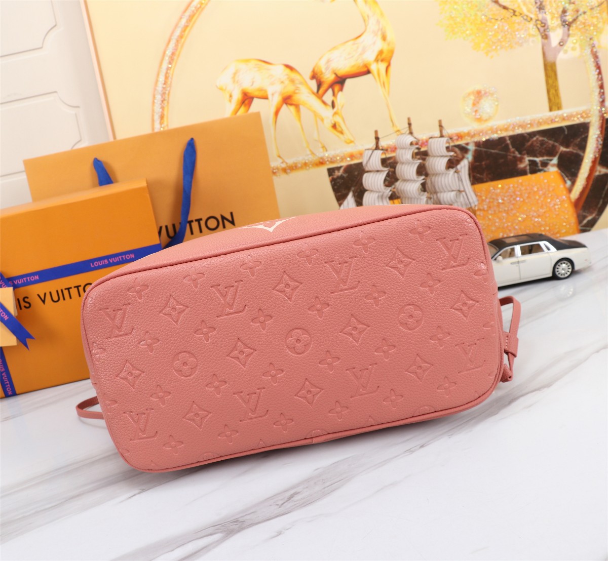 Louis Vuitton Neverfull MM Trianon Pink 31cm M46329
