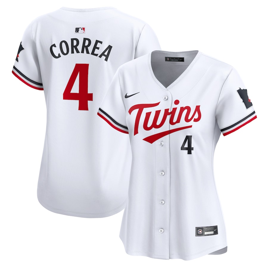 Carlos Correa Minnesota Twins Women's Home Limited Player Jersey White