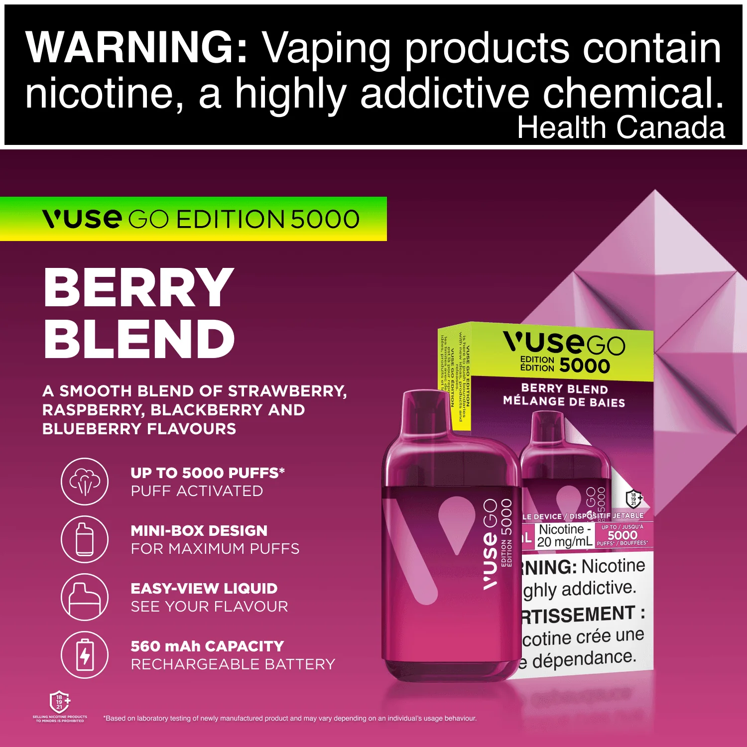 Vuse GO 5000 - Berry Blend