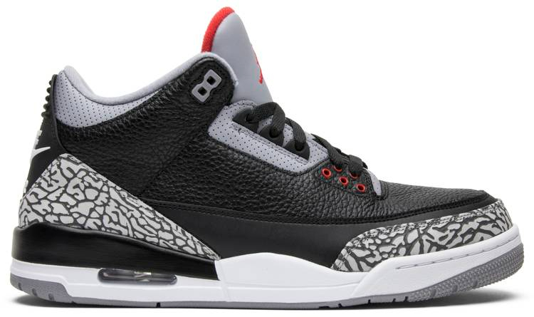 Air Jordan 3 Retro OG Black Cement 2018 854262-001