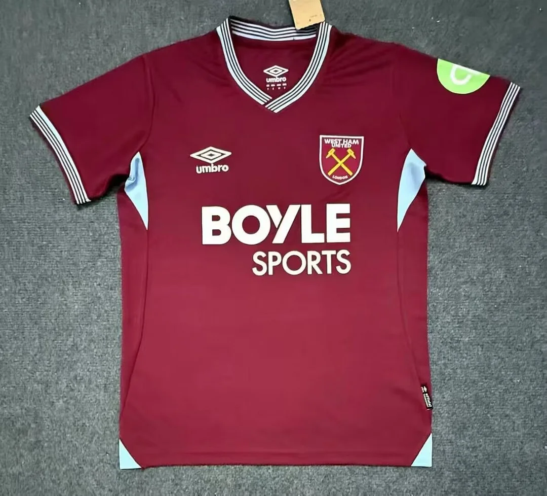 2025/2026 Premier League West Ham United Team Home Football Jersey