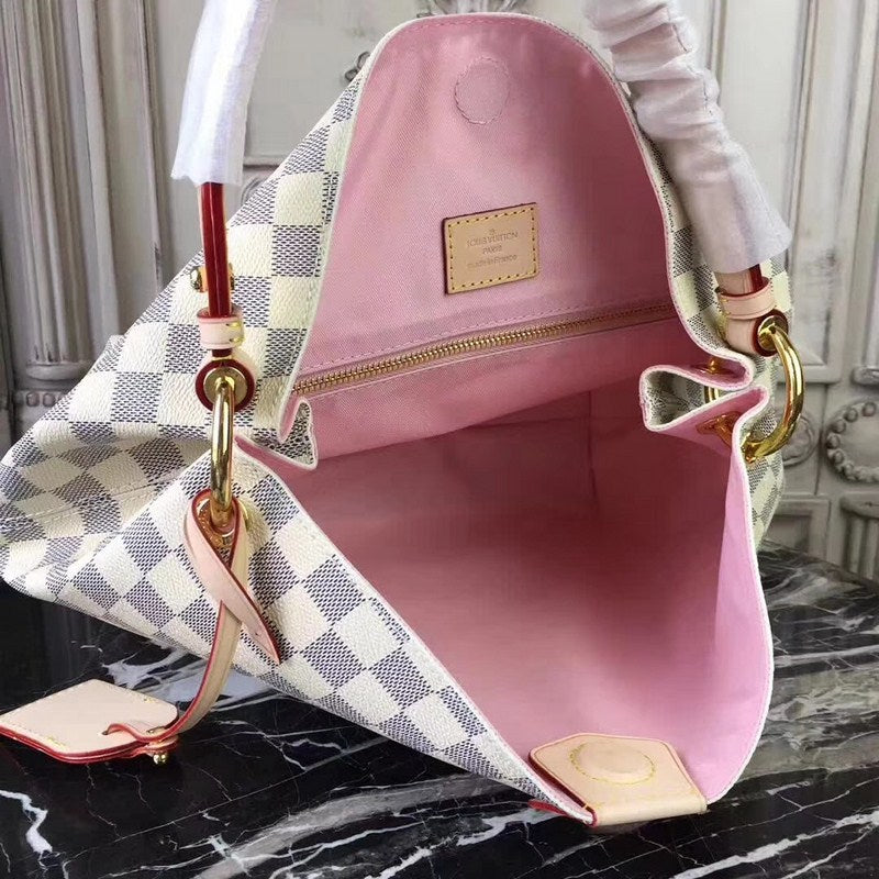 Louis Vuitton Damier Azur Graceful Pm 35Cm