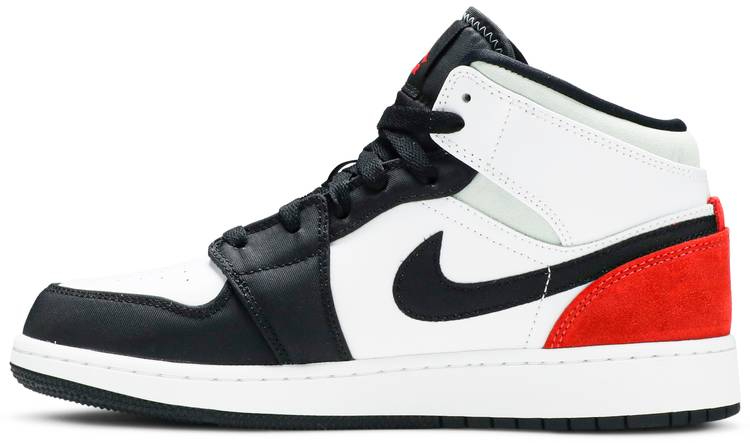 Air Jordan 1 Mid GS Red Mint BQ6931-100