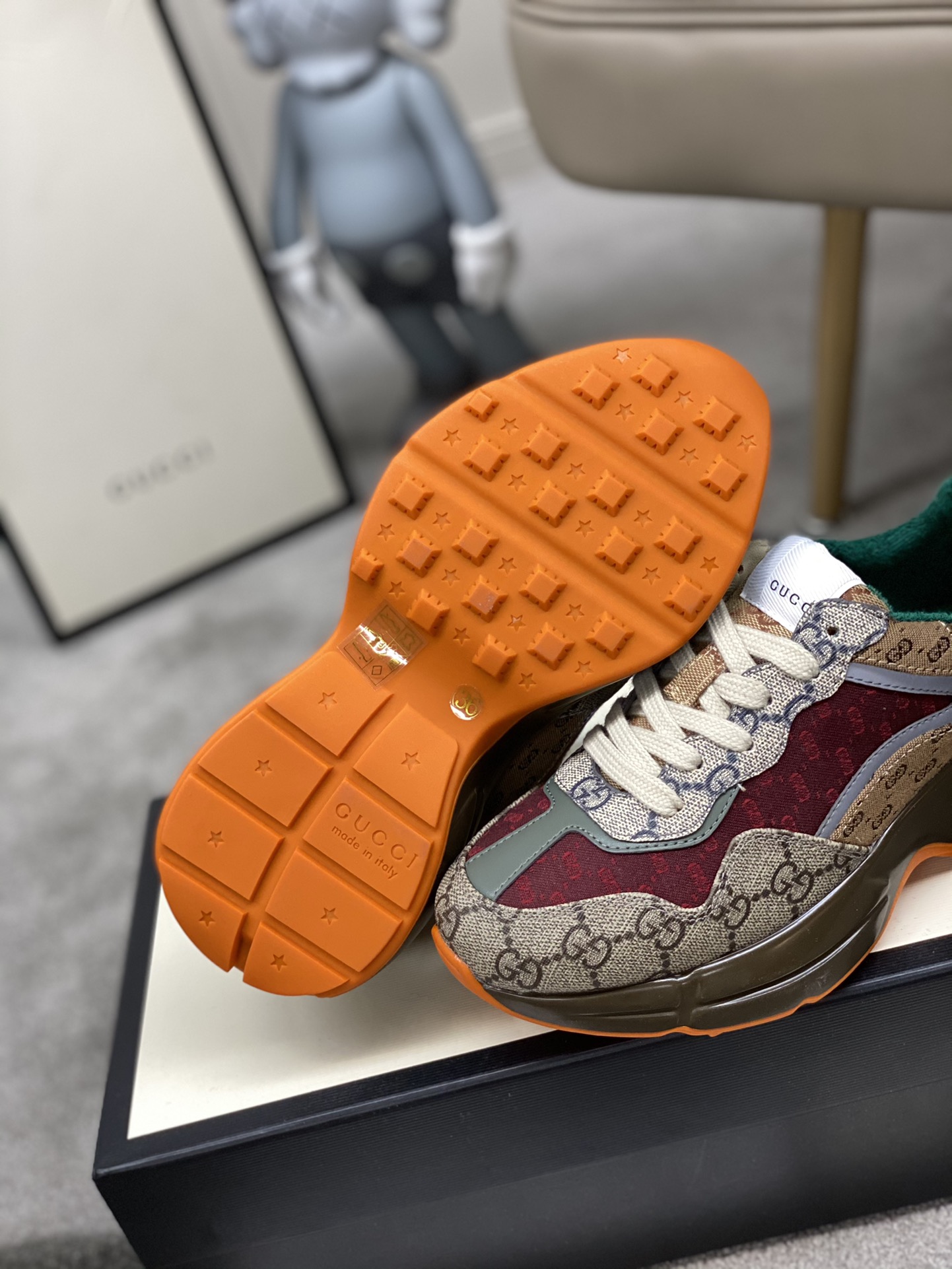 Gucci Women’S Gg Rhyton Sneaker ‎619891 99Wg0 6060