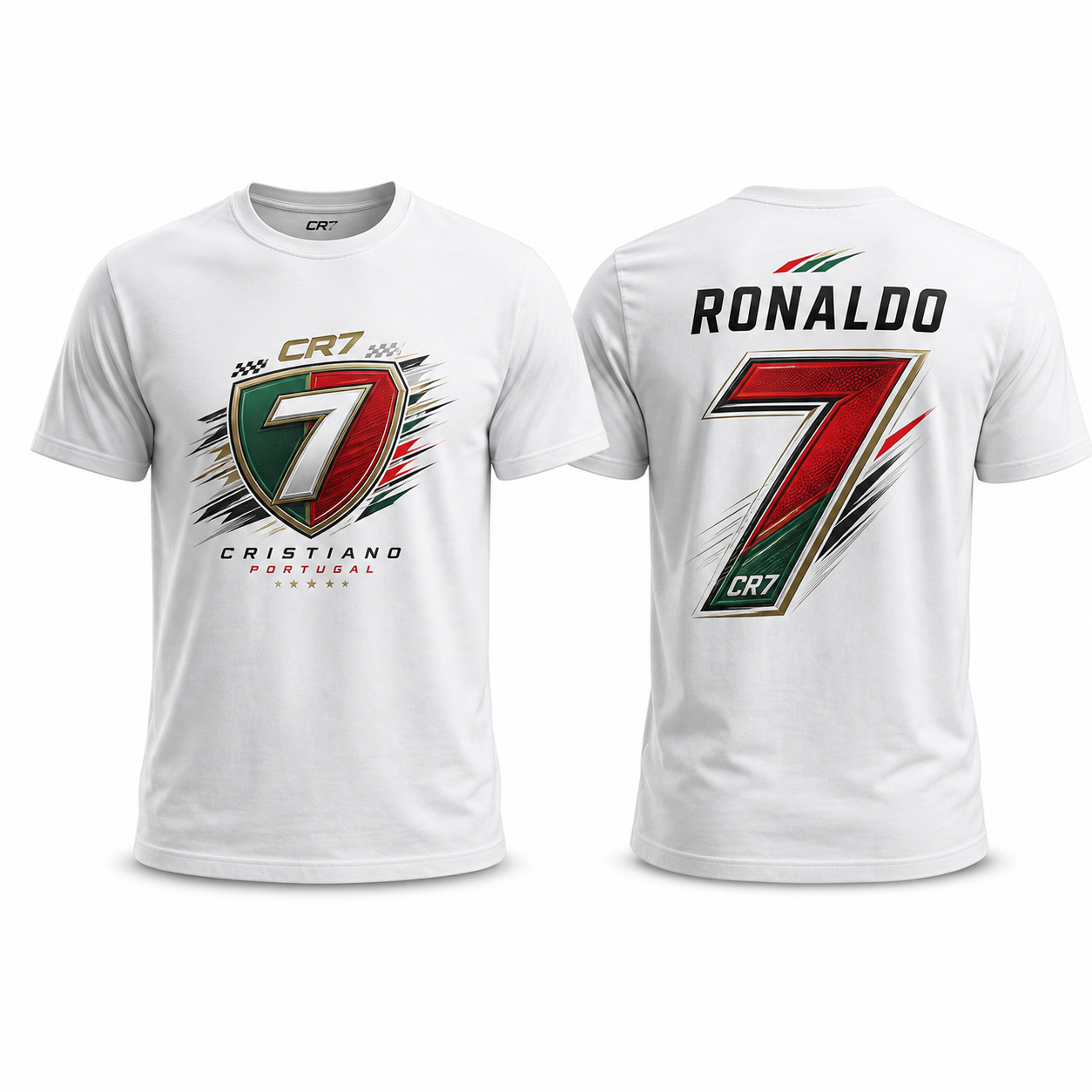 Cristiano Ronaldo Number Pure Cotton T-Shirt – Limited-Time Offer