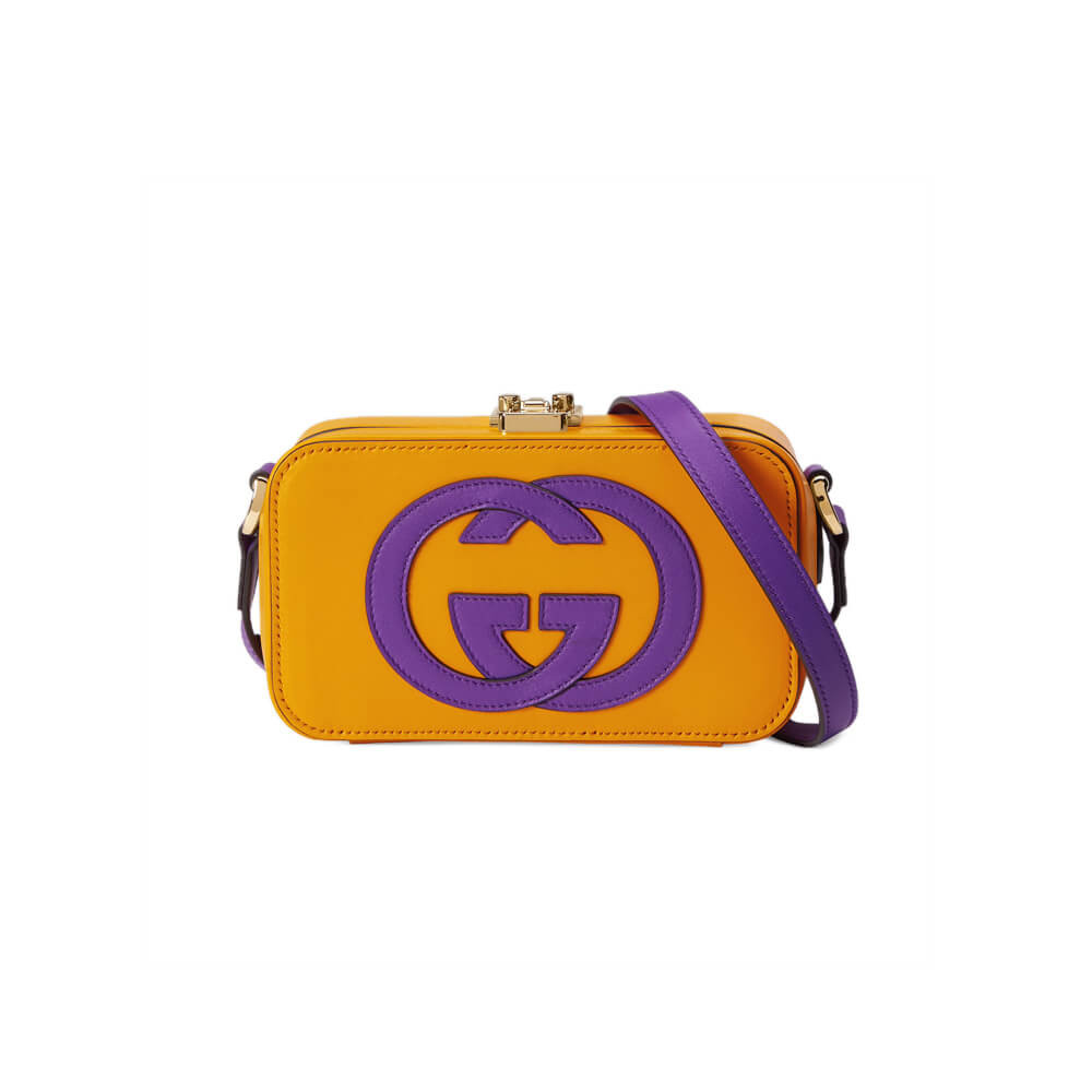 Gucci Interlocking G Mini Bag in Yellow Leather