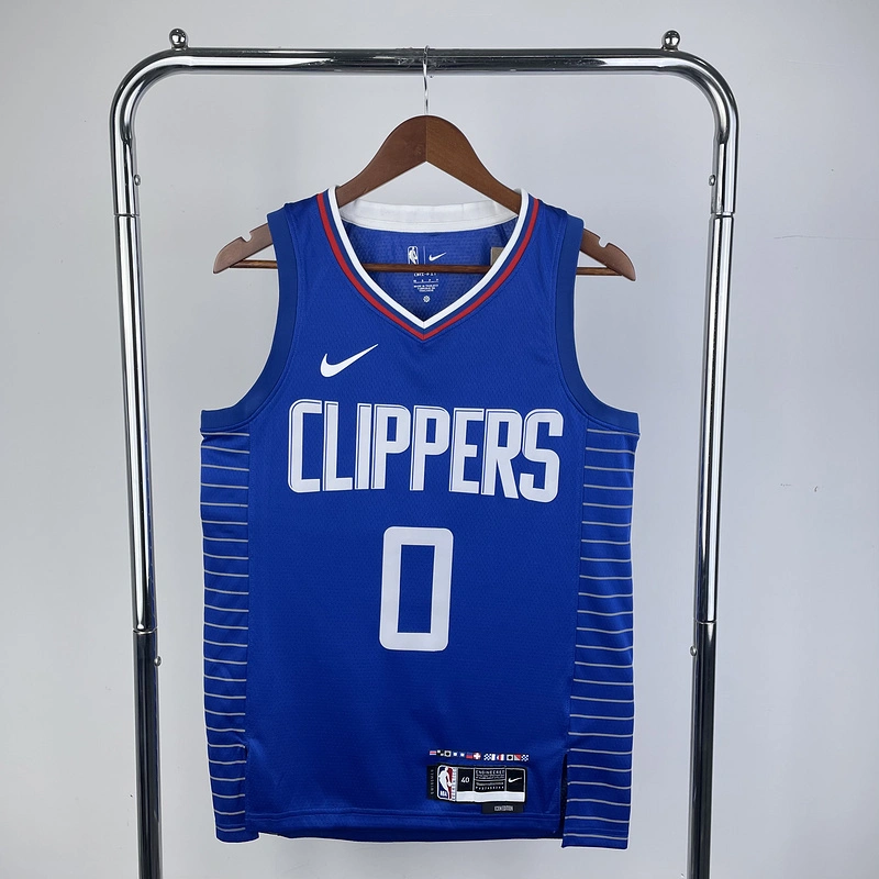 2023 NBA LA Clippers (0 WESTBROOK) Basketball Jersey