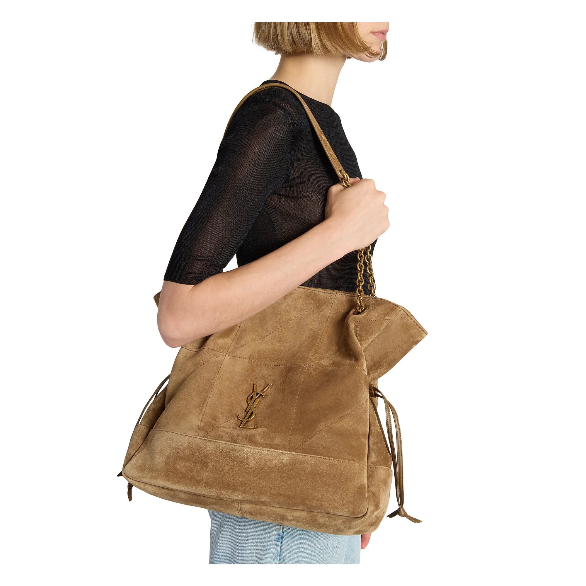 Saint Laurent Jamie Golden Leaf 35cm/13.7in