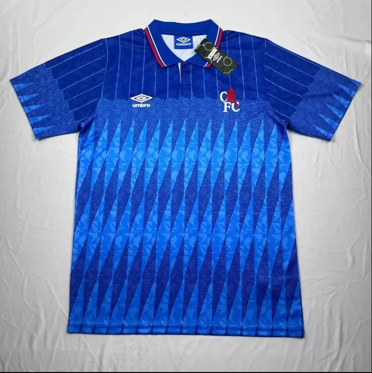 retro 1989-91 Chelsea Home football jersey retro