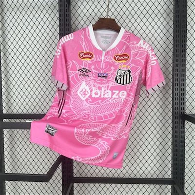 2025-26 Santos Pink Dragon Special Edition Football jersey