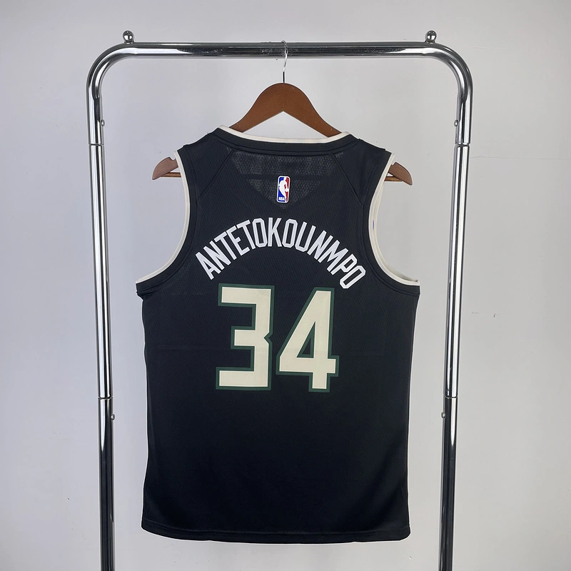 2021 NBA Milwaukee Bucks (34 ANTETOKOUNMPO) Basketball Jersey