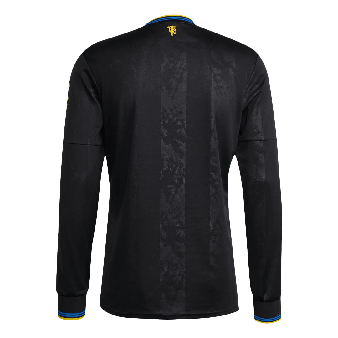 Manchester United Third Away Long Sleeve Soccer Jersey 2025/26
