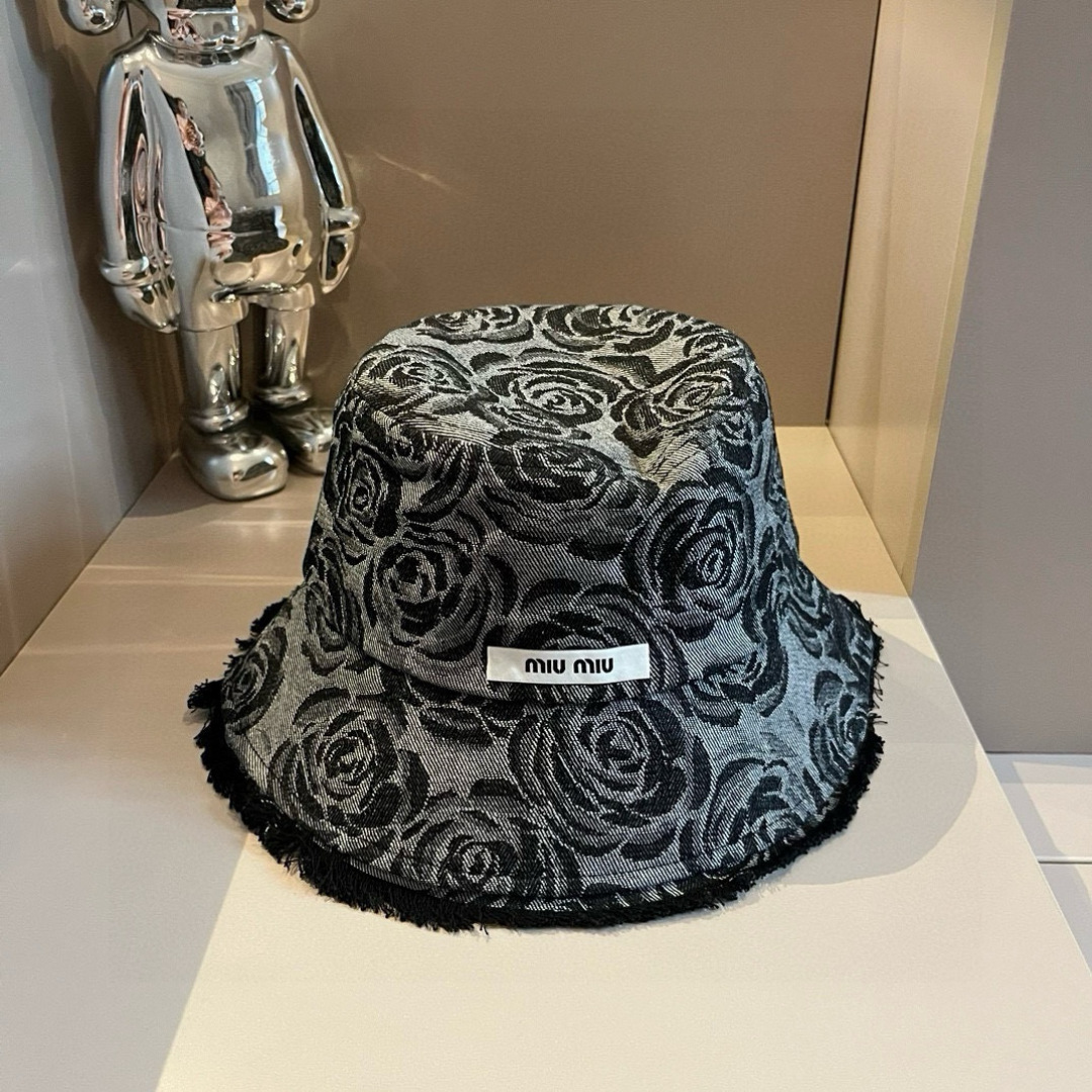 Miu Miu Denim Bucket Hat – Premium Custom Edition
