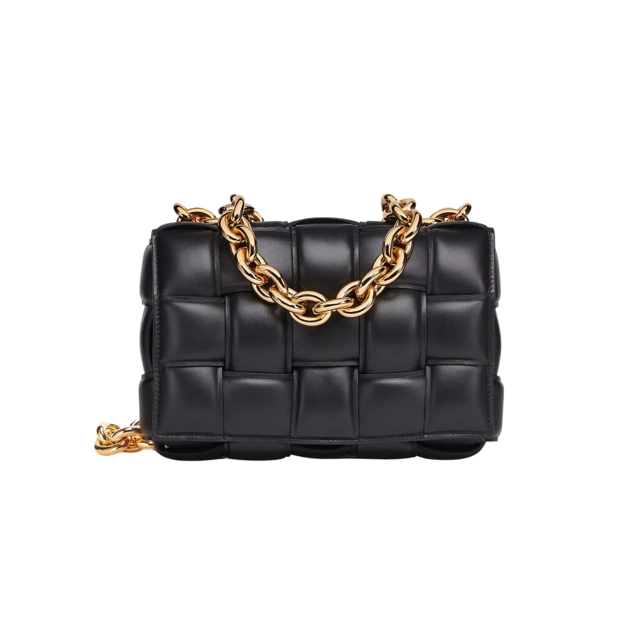 Bottega Veneta Chain Bag In Black 26Cm