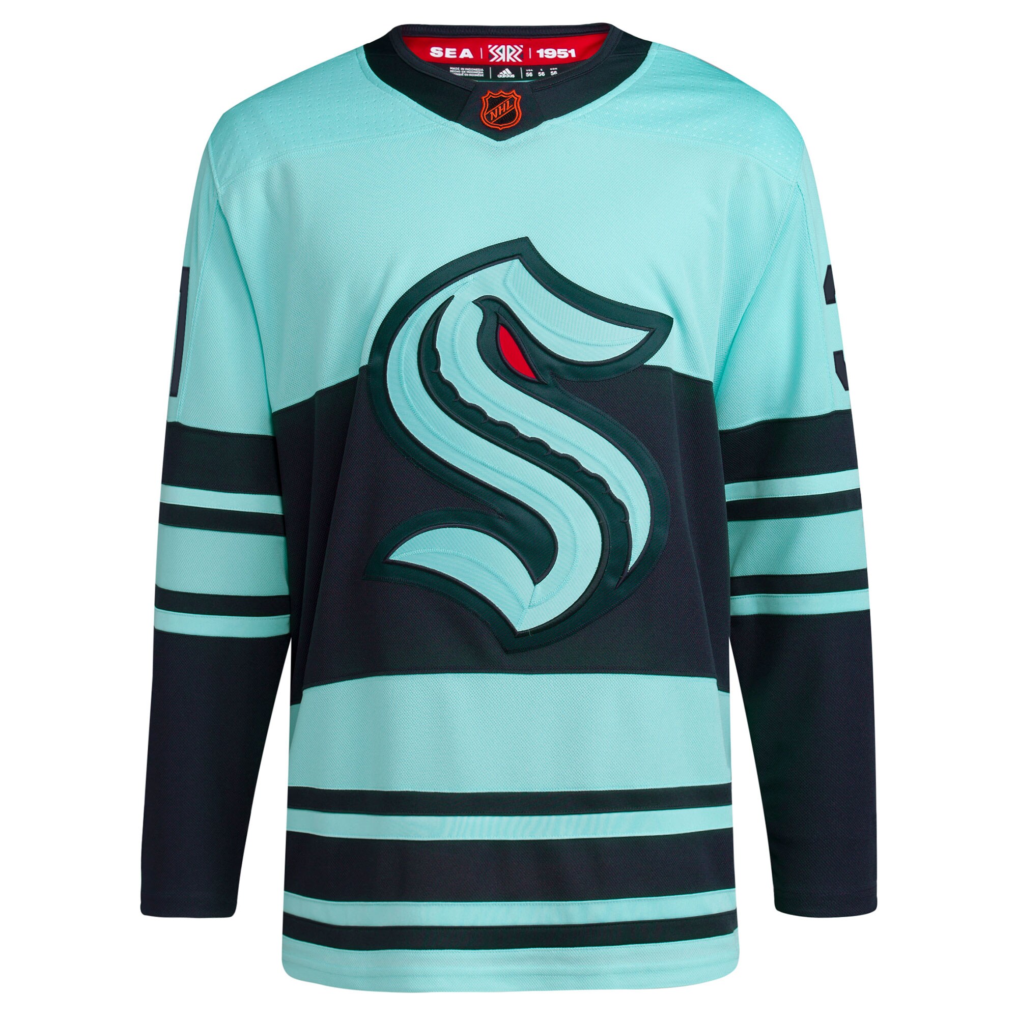 Philipp Grubauer Seattle Kraken adidas Reverse Retro 2.0 Authentic Player Jersey – Teal