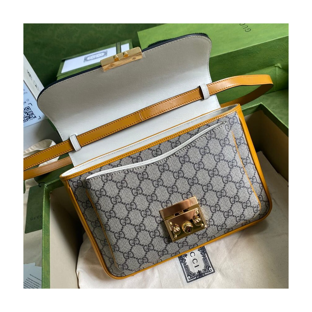 Gucci Padlock Small Shoulder Bag White