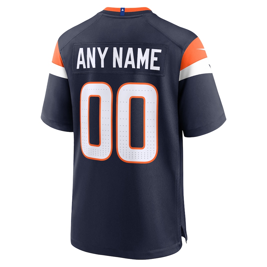 Men's Nike Navy Denver Broncos Alternate Mile High Collection Custom Game Jersey