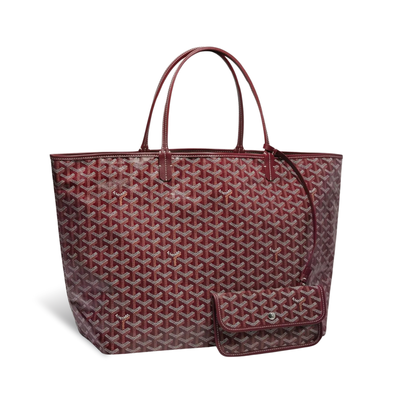 Goyard Saint Louis Gm 40Cm Burgundy Canvas