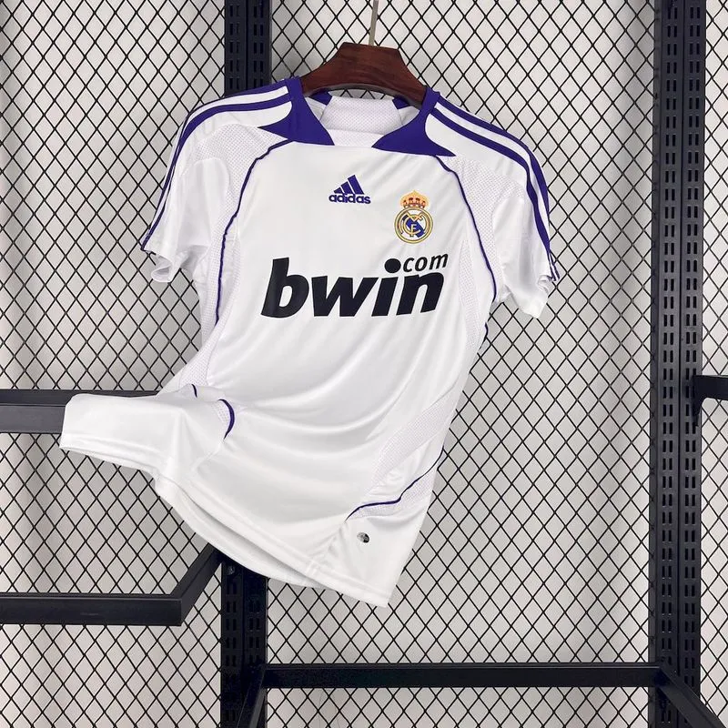 Retro 2007-08 Real Madrid Home Football jersey retro