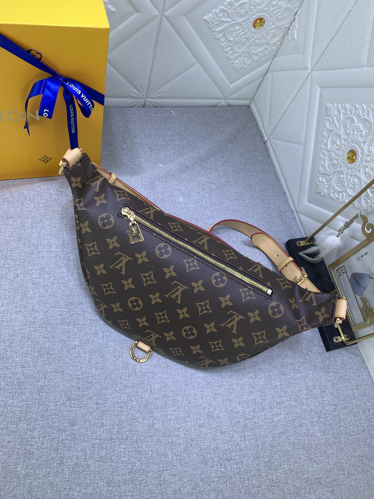 Louis Vuitton Monogram Bumbag Brown 37Cm