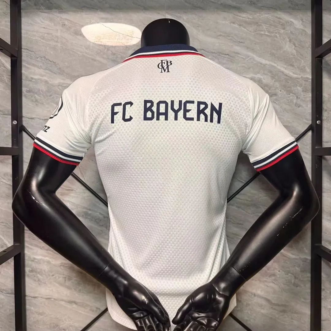 2026/27 Bundesliga Bayern Munich Team Away Football Jersey Player Version - JerseyFun