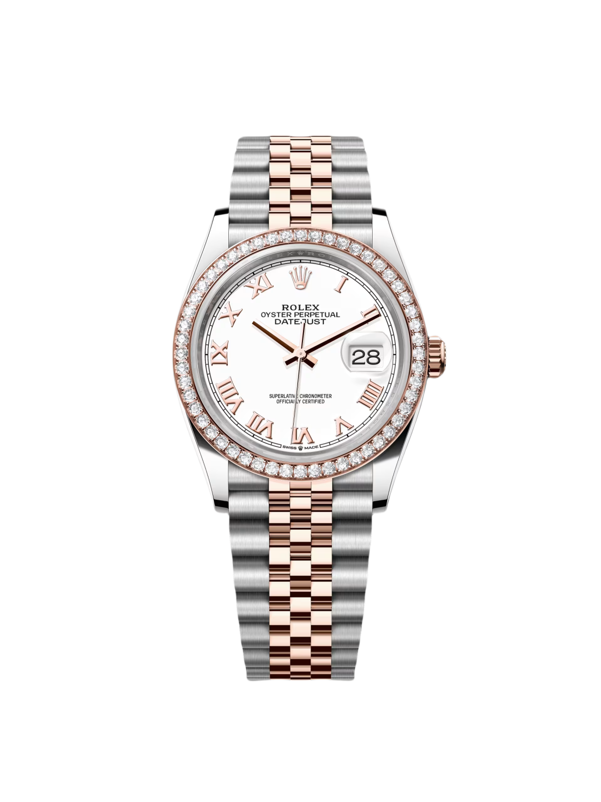 Rolex  Datejust 36mm 126281 White Dial