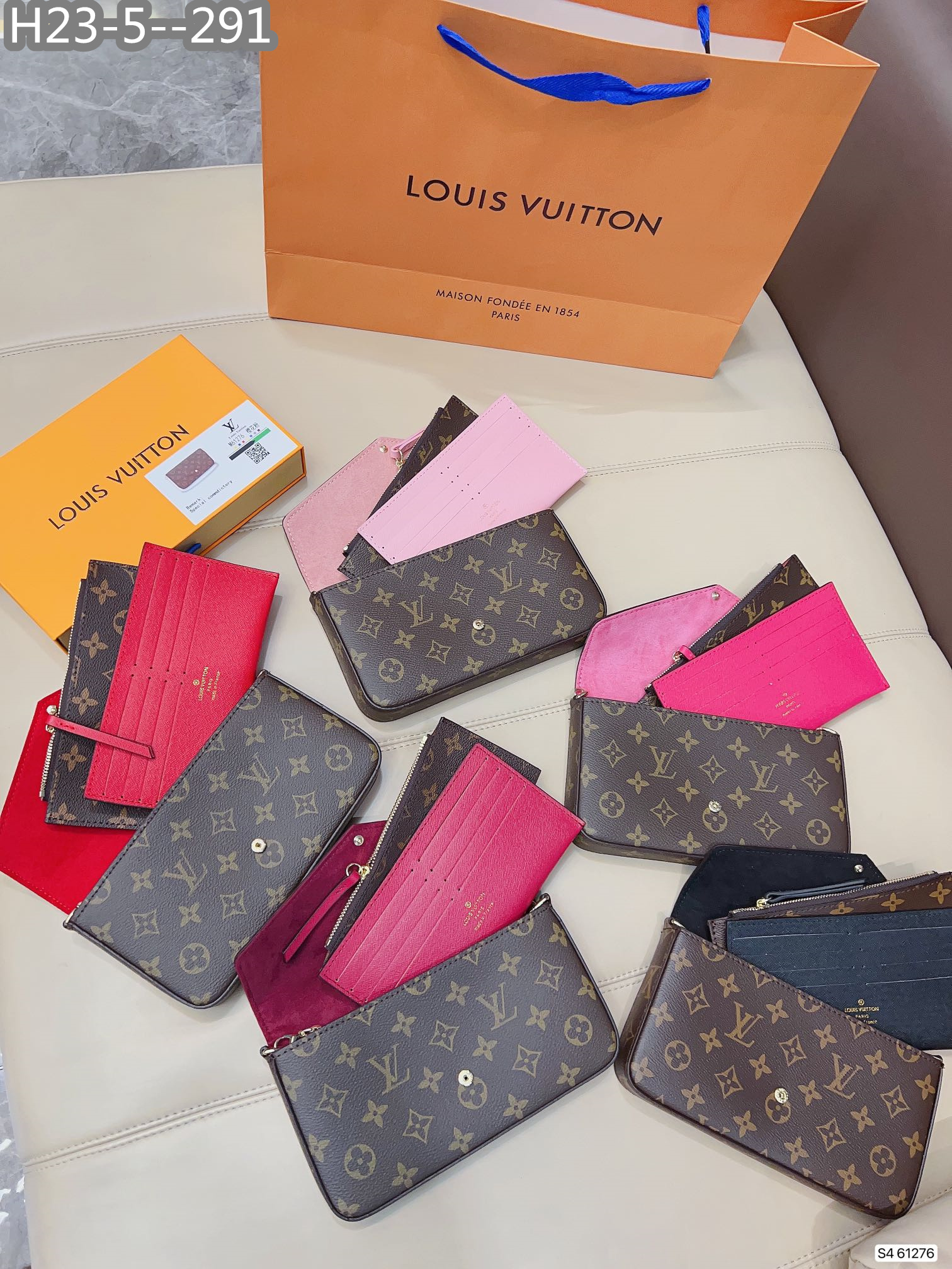 Louis Vuitton Set Of 3 Items Monogram Okinawa Blue 18Cm