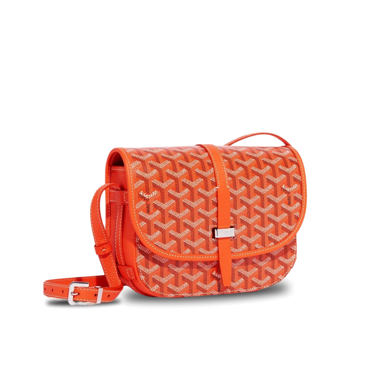 Goyard Belvedere Pm Bag 21Cm Orange Canvas